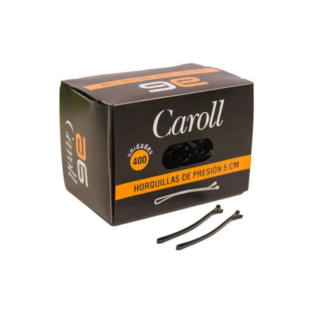 Asuer Horquilla Negra Caroll 5cm 400uds